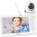 HelloBaby Baby Monitor 6ft IPS Screen - Large Screen Video Monitor