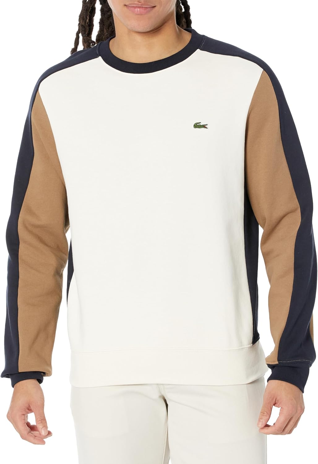 Lacoste Colorblocked Crewneck: Timeless Style