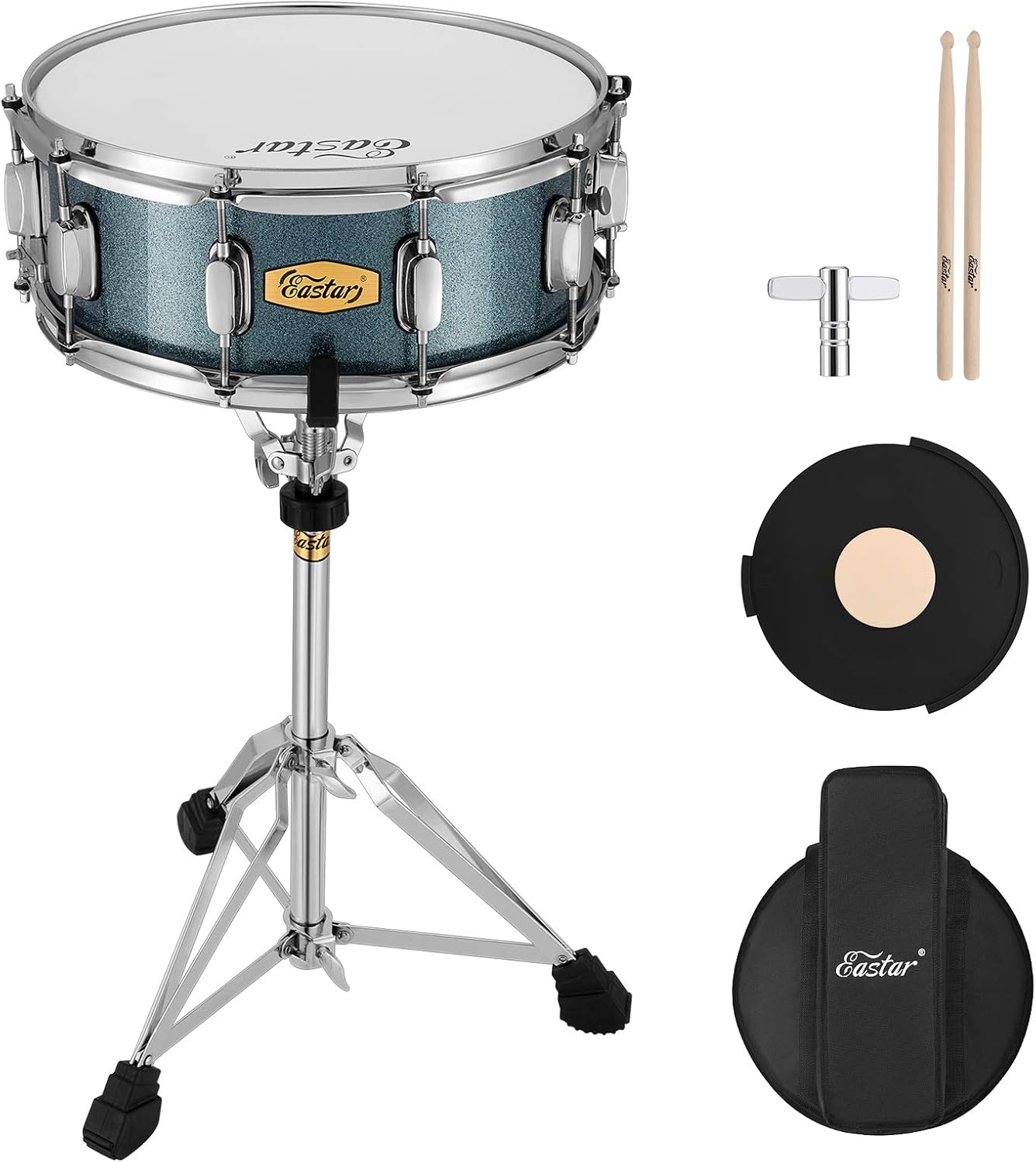 Eastar Snare Drum Set for Beginners with Stand and Accessories