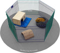 Paw Inspired 48 in Round Playpen Mat - Waterproof, Non-Slip Pad