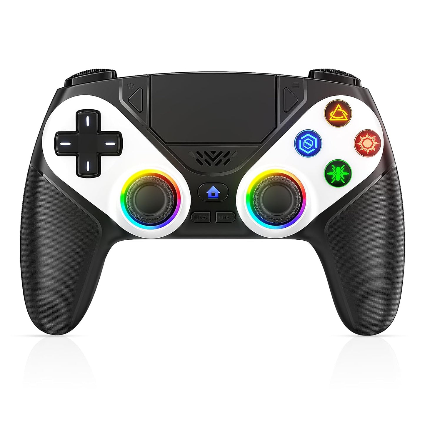 Gamrombo LED Wireless Controller for PS5 with Dual Vibration