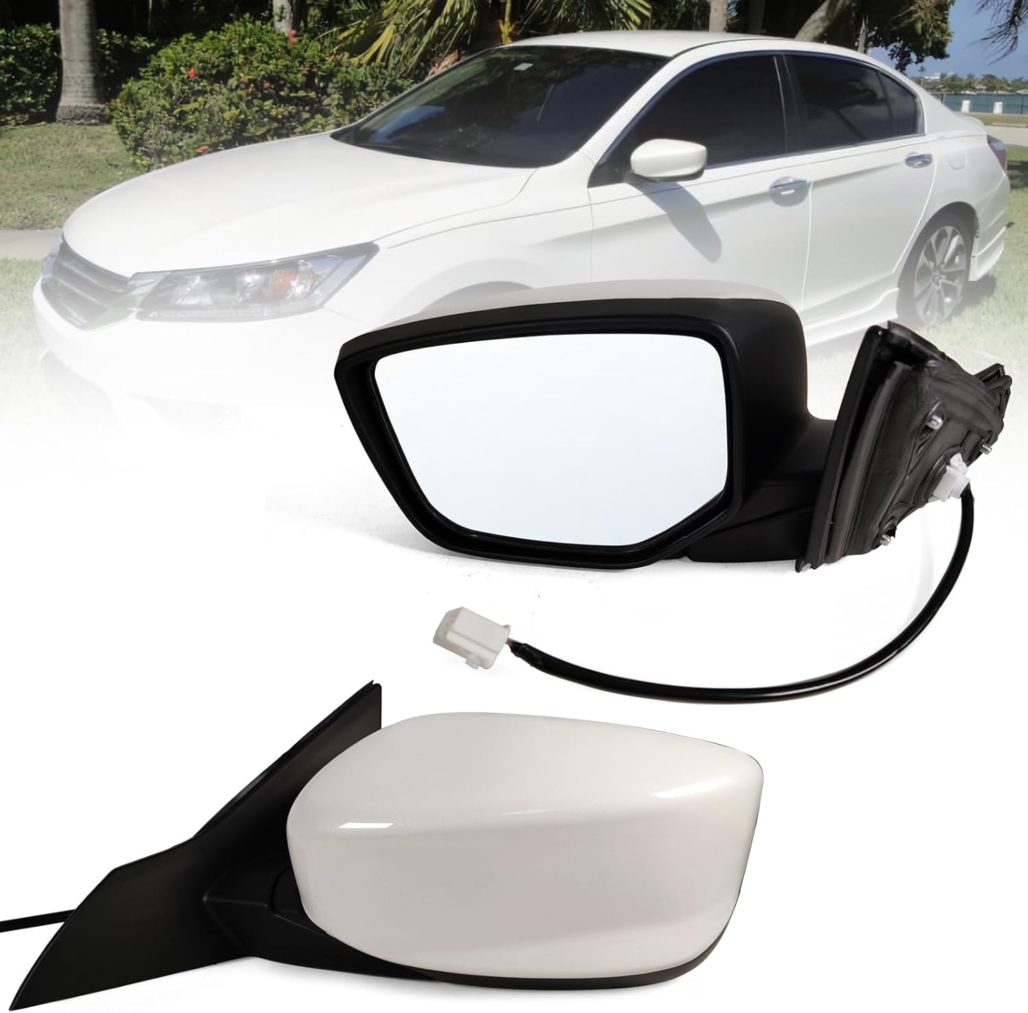 Left Driver Side Mirror for 2013-2017 Honda Accord Sedan/Coupe