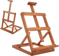 Heavy-Duty Table Top Easel for Painting - Adjustable Beech Wood Stand