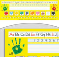 Zaner-Bloser Self-Adhesive Desktop Nameplates 24PK - Durable Classroom