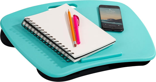 Cozy Lap Desk for Comfortable Computing - Aqua Sky - Style No. 44309