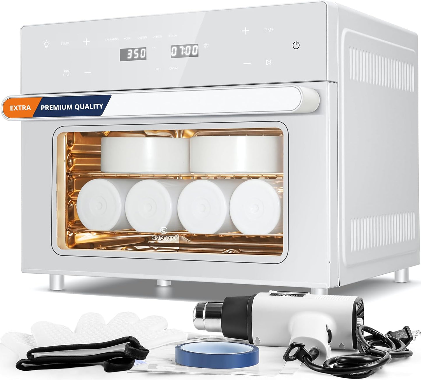 OMPERIO Sublimation Oven Machine for Tumblers and Mugs