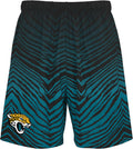 Zubaz NFL Men's 7in Inseam Shorts - Bold Team Camo & Zebra Fade