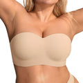 Strapless Bras for Women Push Up Bandeau Bra - Secure, Seamless