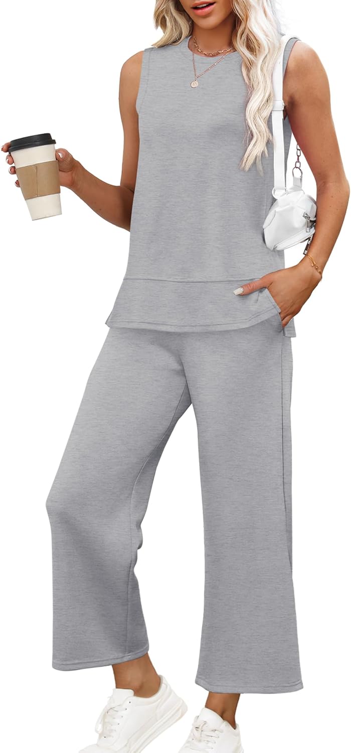 XIEERDUO Women's Summer Travel Tracksuit Comfy Lounge Set