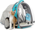 Cat Travel Backpack with Fan and Expandable Space Capsule - Clear