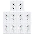 GFCI Outlets 15 Amp Tamper Resistant Self-Test GFI Receptacles - Value