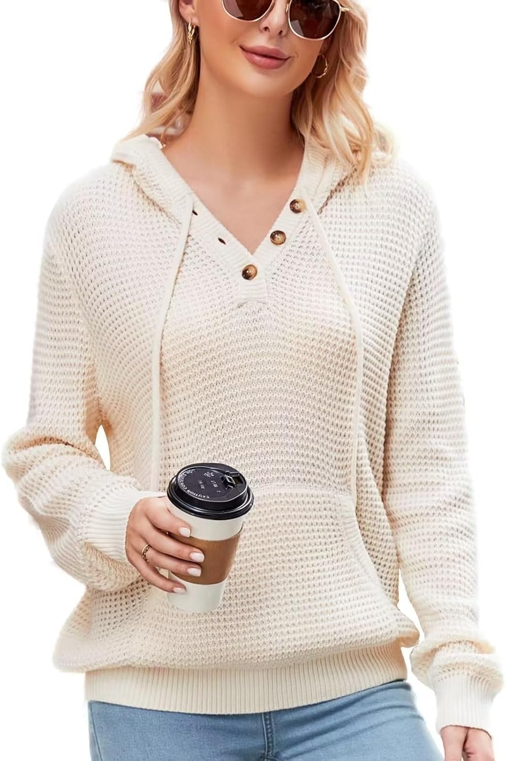 VIMPUNEC Oversized Casual Fashion Hoodies for Women
