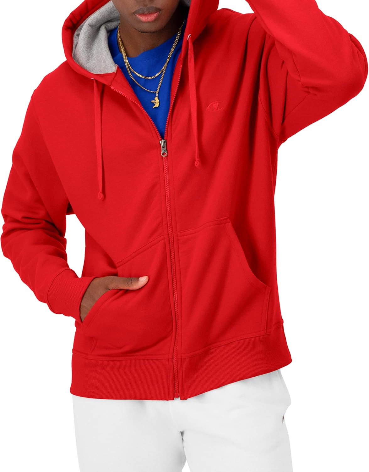 Champion Men's Zip-up Hoodie: Comfortable and Stylish Sweatshirt