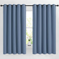 NICETOWN Room Darkening Curtains 2 Panels W66 x L66 - Stone Blue
