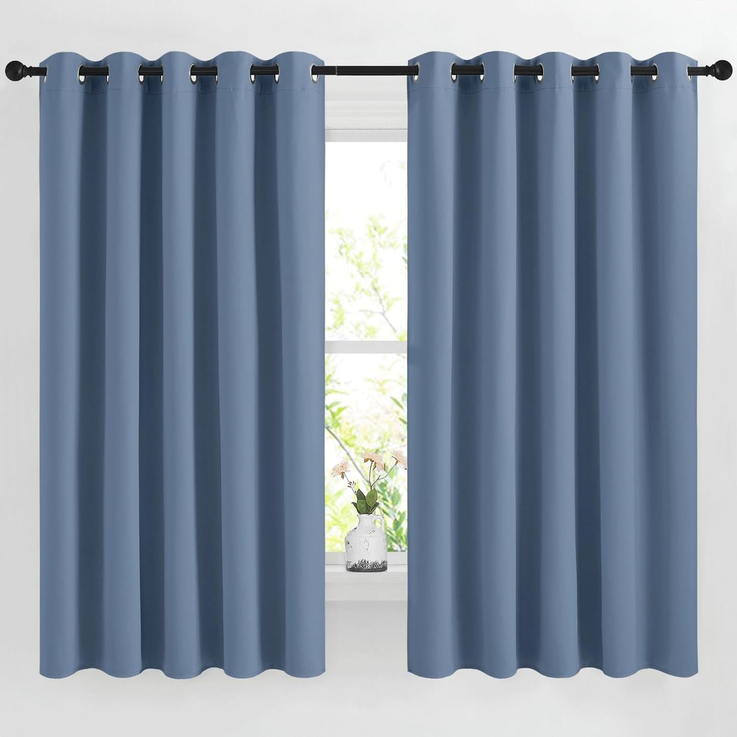 NICETOWN Room Darkening Curtains for Living Room - Elegant Design