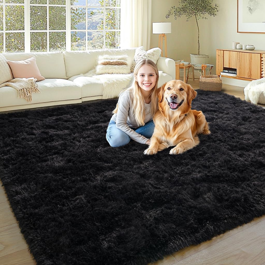 KING DARE 9x12 Area Rug for Living Room Soft Plush Carpet