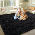 KING DARE 8x10 Area Rugs for Living Room, Soft Plush Shaggy