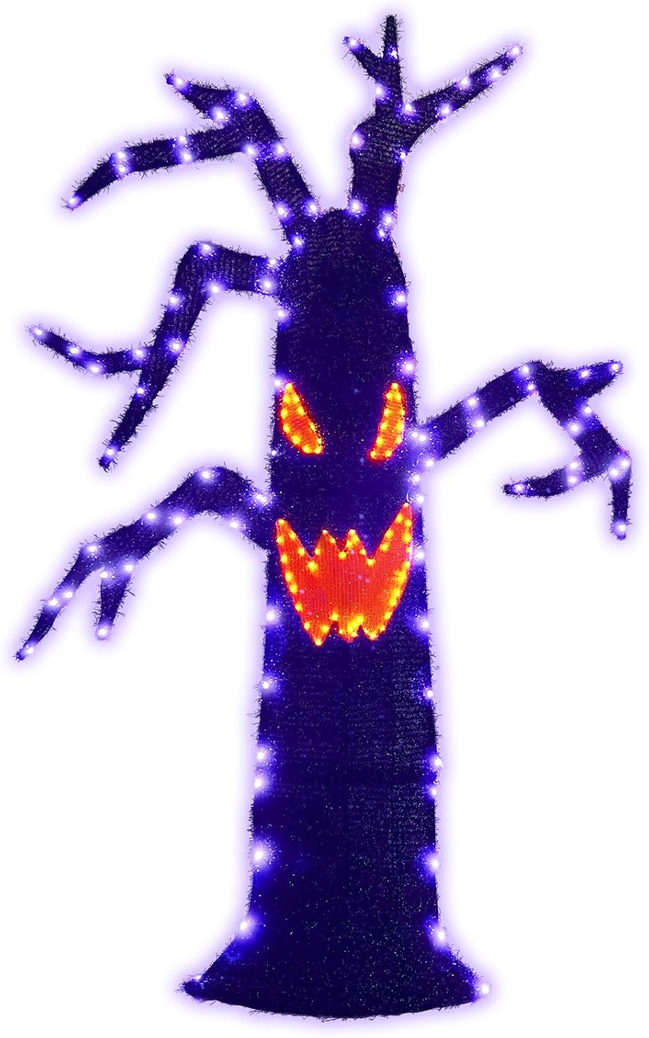 EAMBRITE Halloween Decorations Outdoor Treant Tree with LED Lights