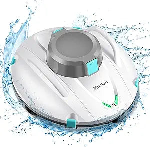 Moolan Cordless Pool Vacuum Cleaner for Above/In Ground Pools