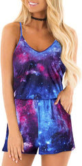 RAISEVERN Womens Romper Summer Casual Short Jumpsuit - Lightweight