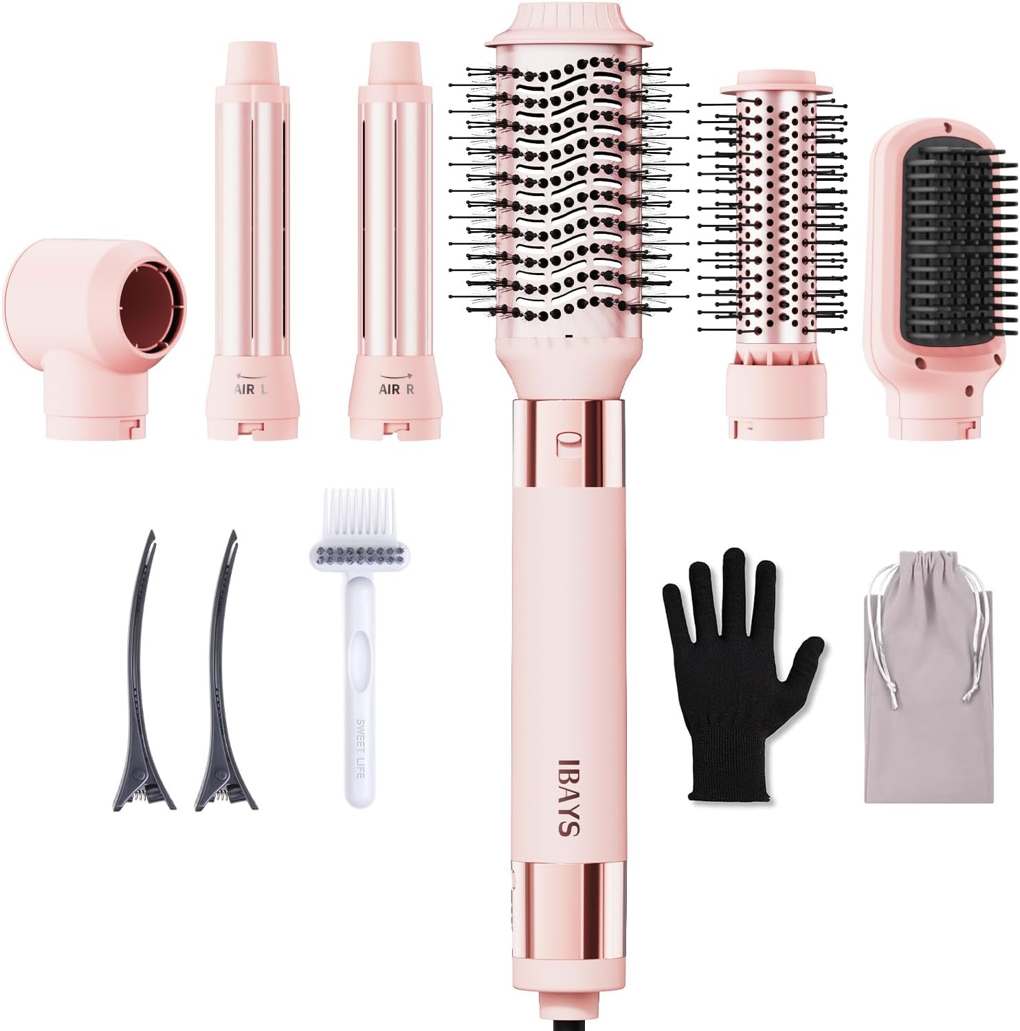 6 in 1 Professional Hot Air Styler for Effortless Hair Styling