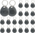 RFID Key Fobs Writable 26 Bit Proximity Key Fobs Grey (50 pcs)
