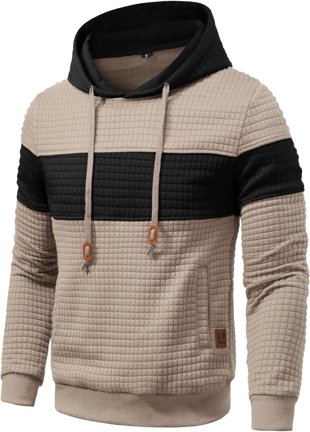 Mens Sweatshirts Long Sleeve Pullover Casual Drawstring Hoodie