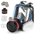 Gas Mask Full Face Reusable Respirator with 40mm Filter - Dual