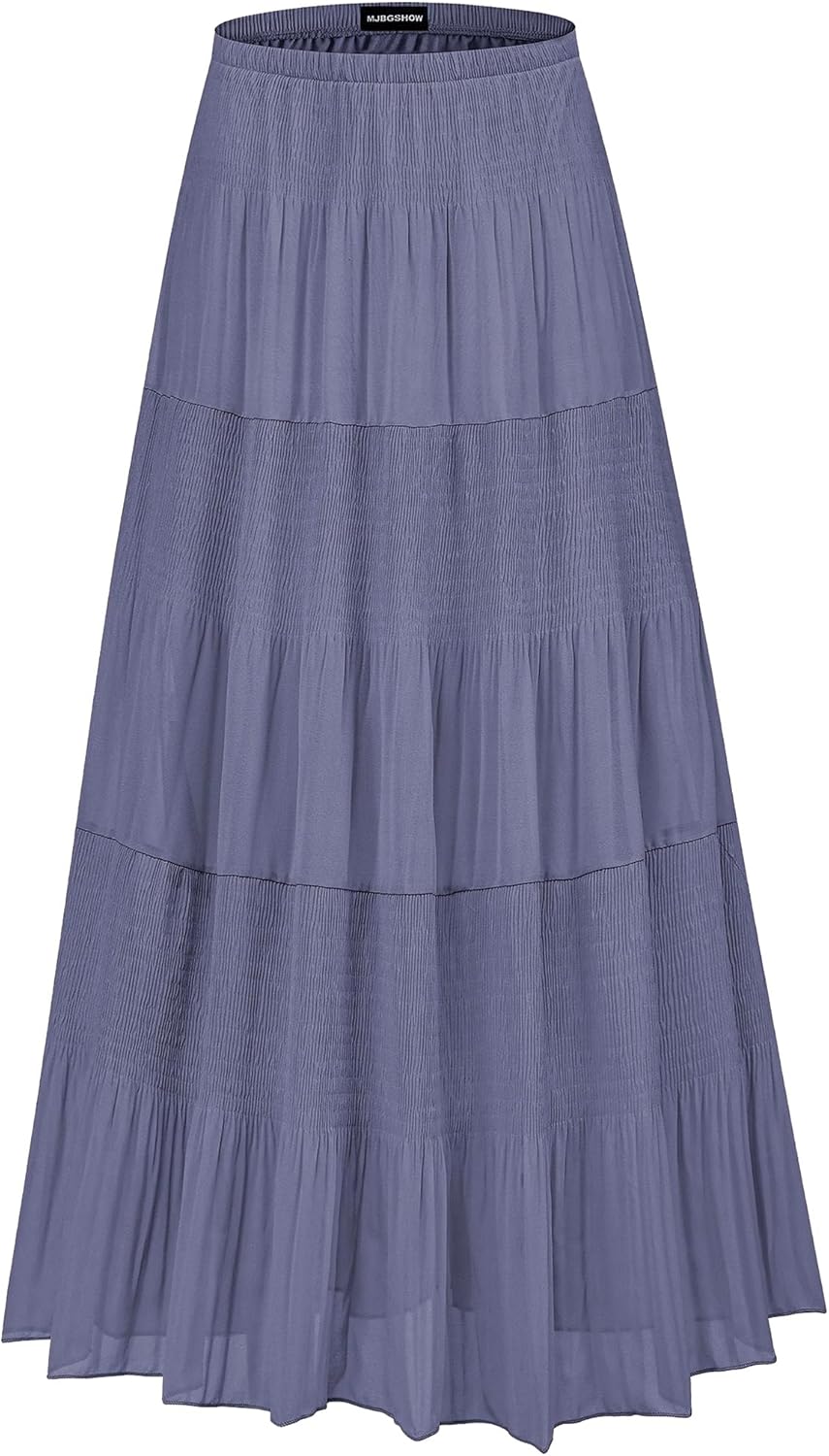 Womens Chiffon Long Skirt High Waist Floral Maxi Skirts