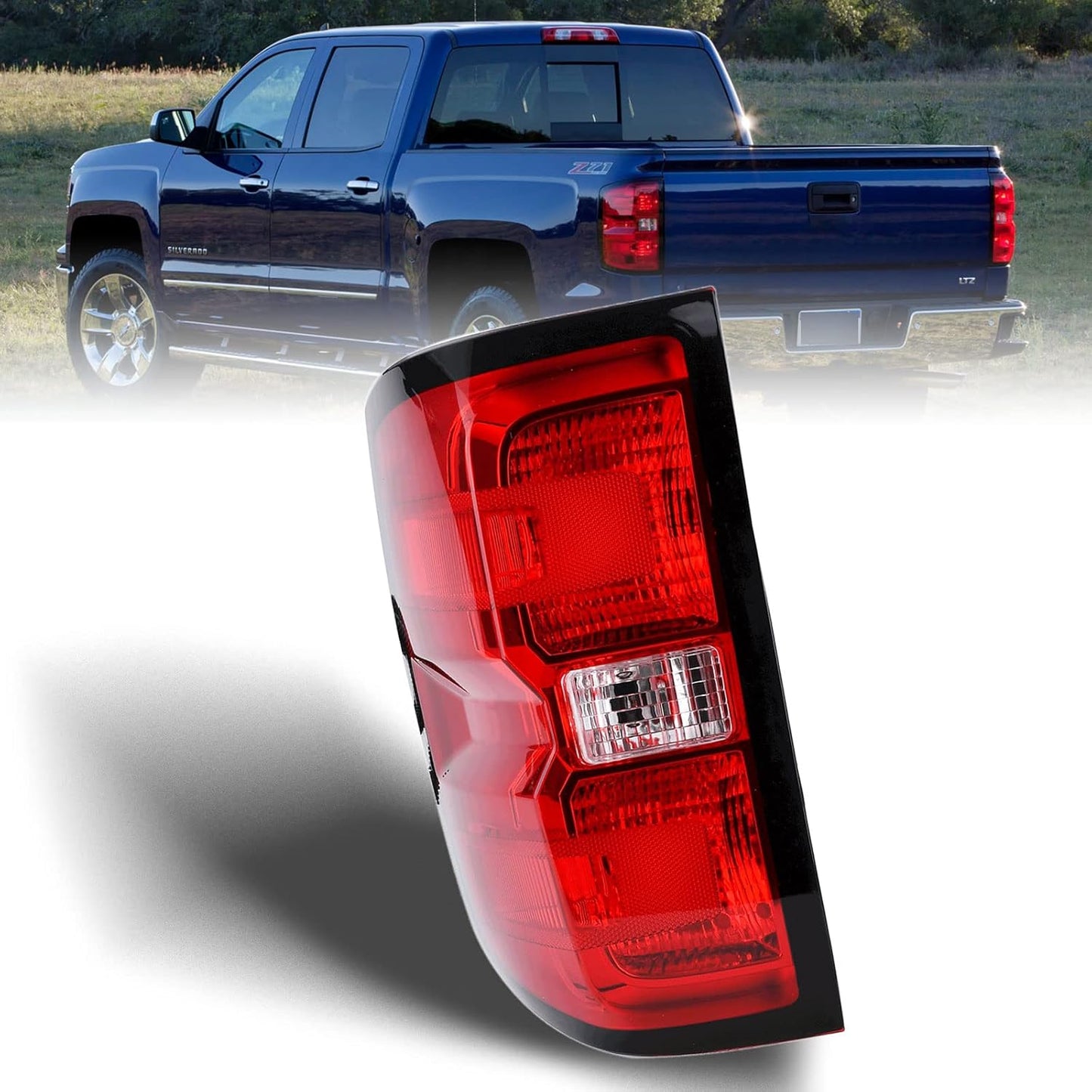Nakuuly Factory Style Tail Light Assembly for Chevy Silverado