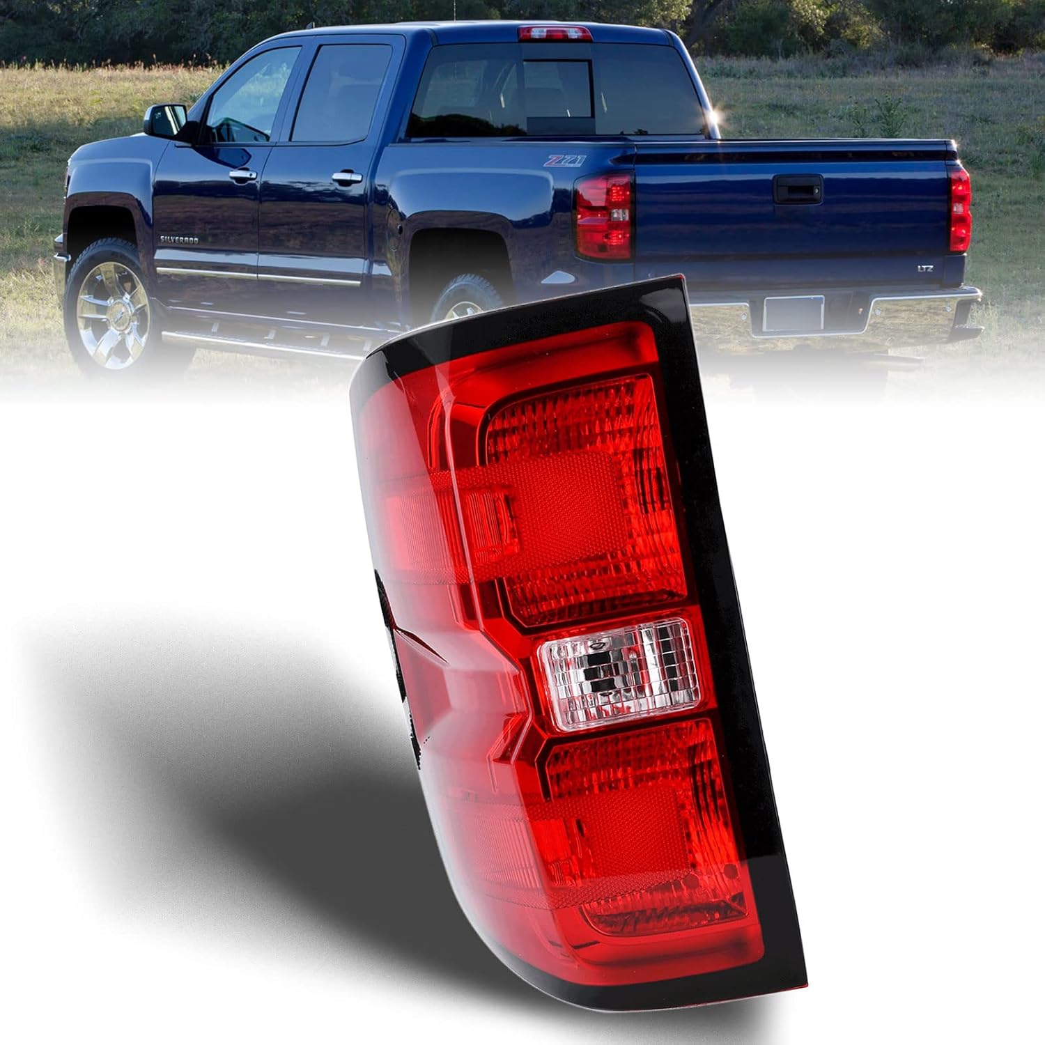 Nakuuly Factory Style Tail Light Assembly for Chevy Silverado