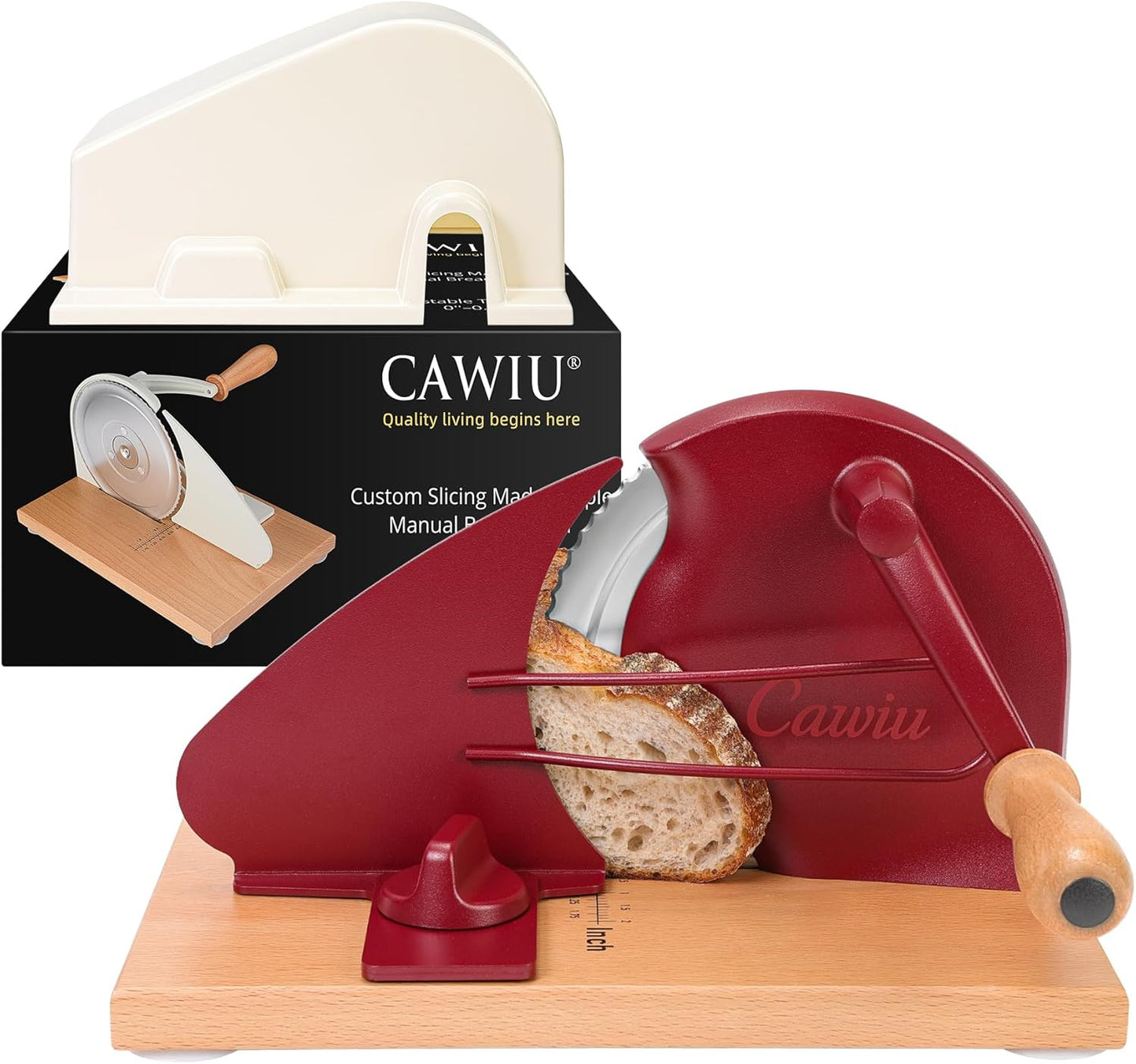 Upgraded Manual Bread Slicer for Perfect Even Slices at Home