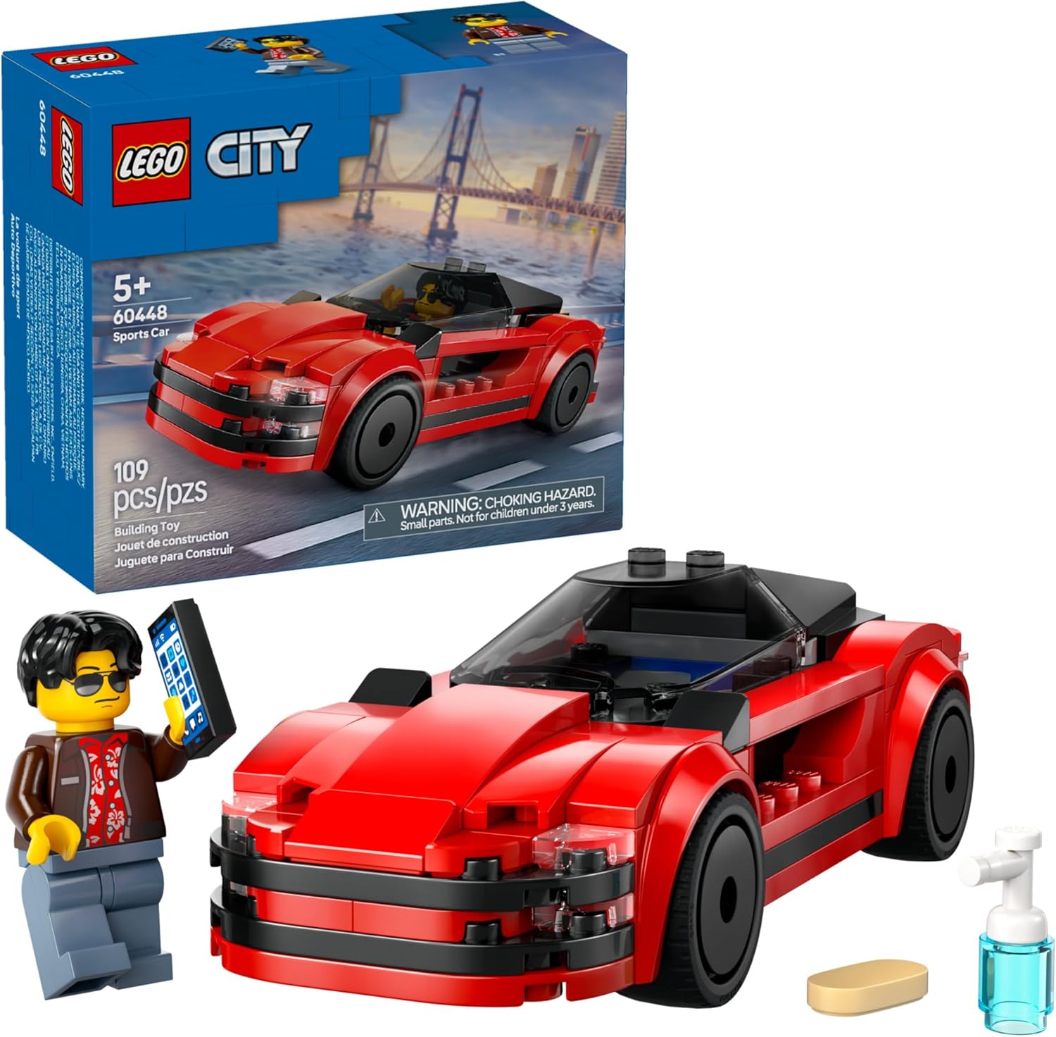 LEGO City Red Sports Car - Educational Building Fun!