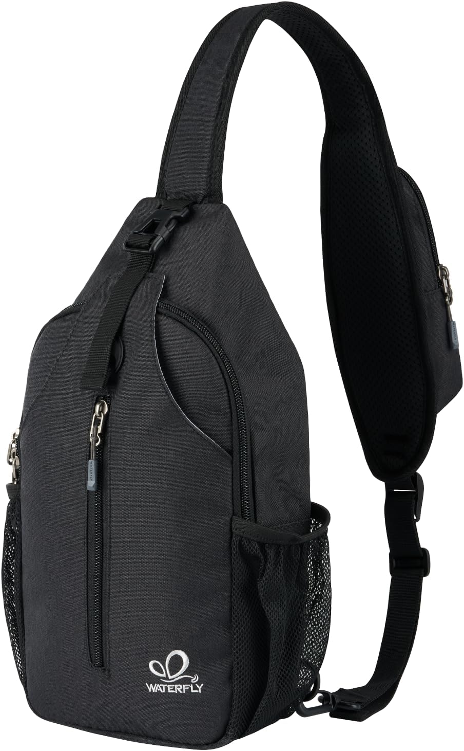 WATERFLY RFID Crossbody Sling Backpack for Travel and Hiking