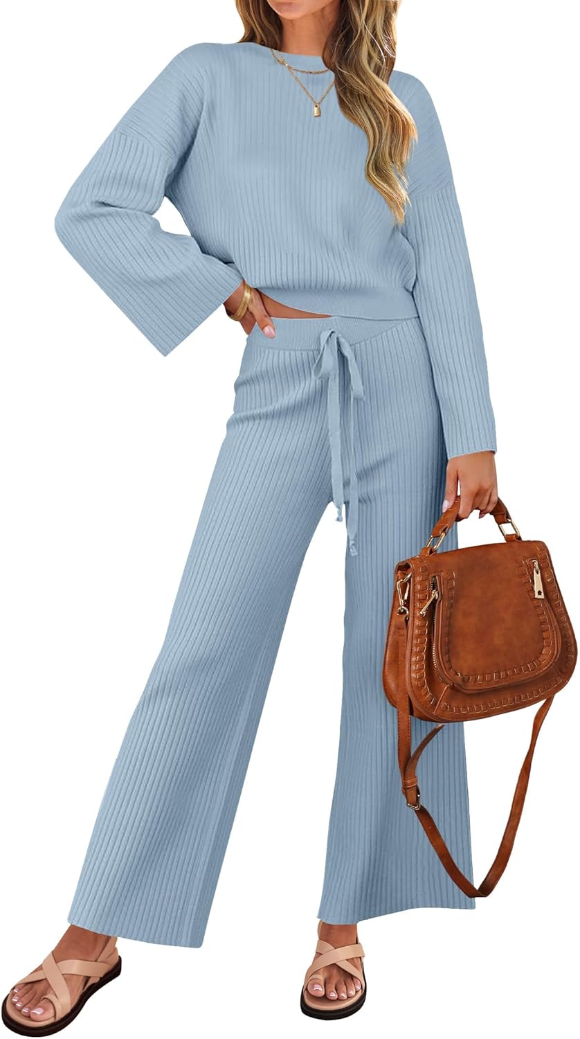 ZESICA Women's 2 Piece Outfits Set for Casual Comfort and Style