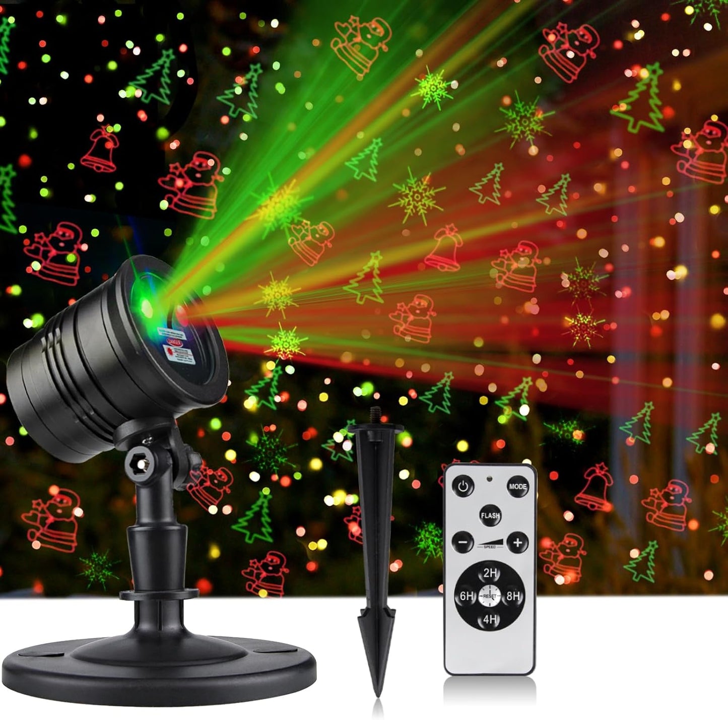 Laser Christmas Projector Lights Outdoor for Festive Holiday Spirit