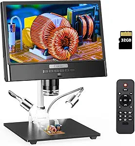 Elikliv EDM12 10ft' LCD Digital Microscope for Precision Work