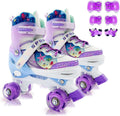 Adjustable Kids Roller Skates for Girls and Boys Ages 3-5 - Light-Up