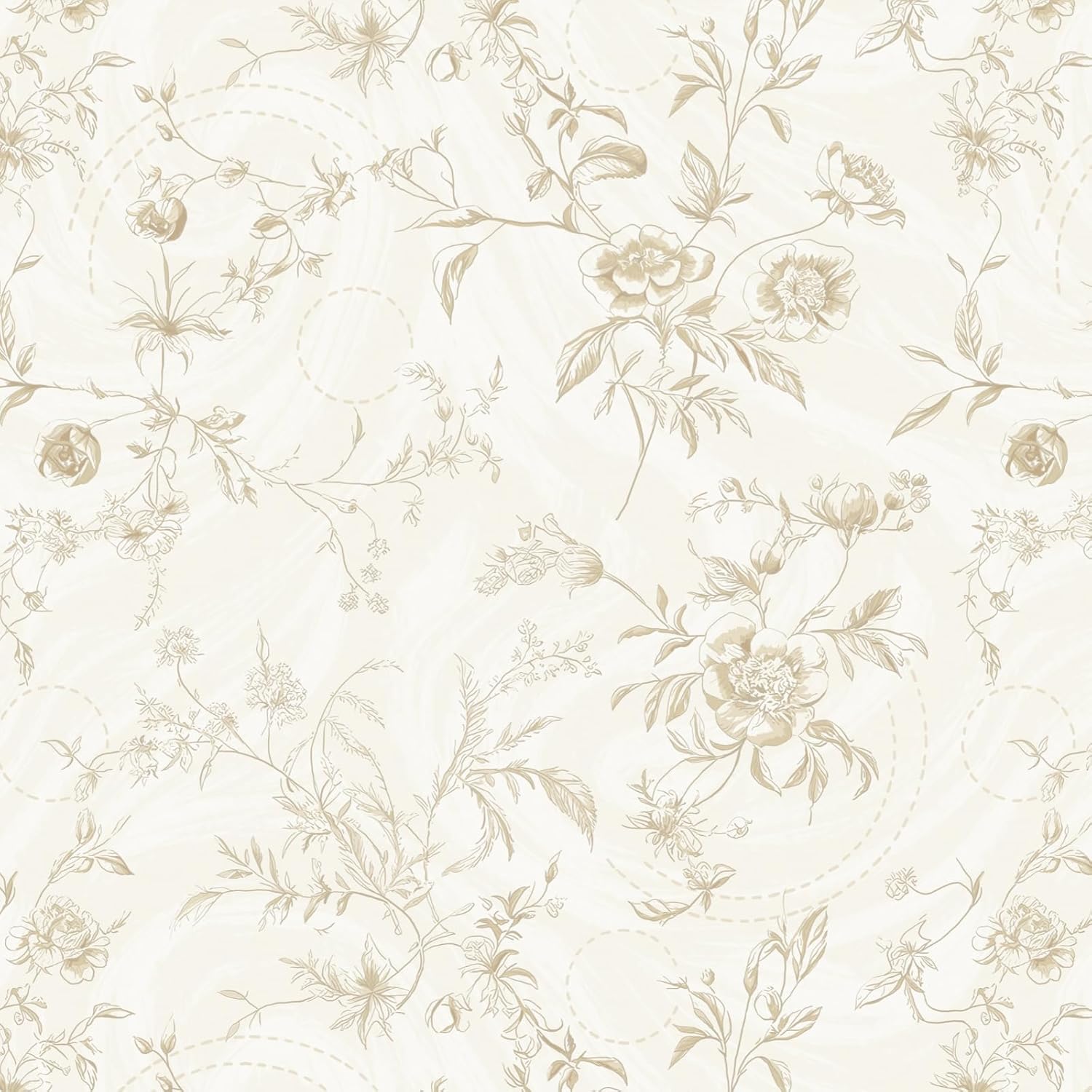 Ismoon Floral Peel and Stick Wallpaper for Elegant Home Decor