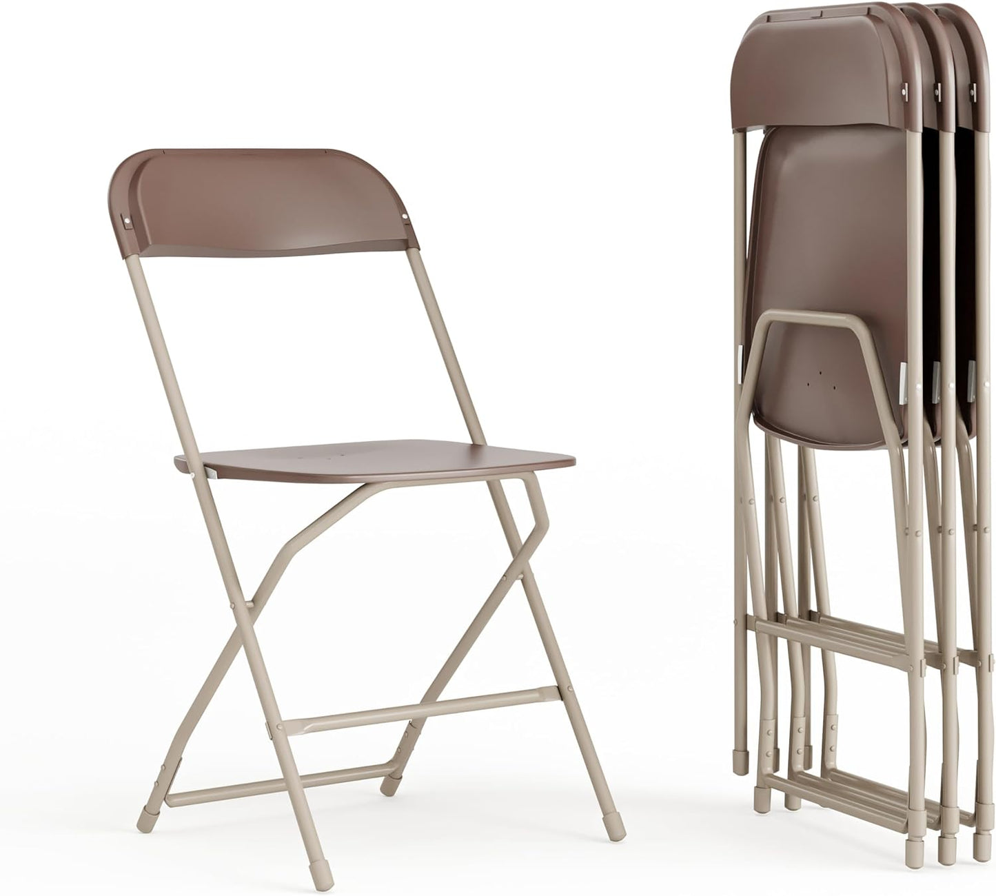 Hercules Series Plastic Folding Chair - 4 Pack for Events