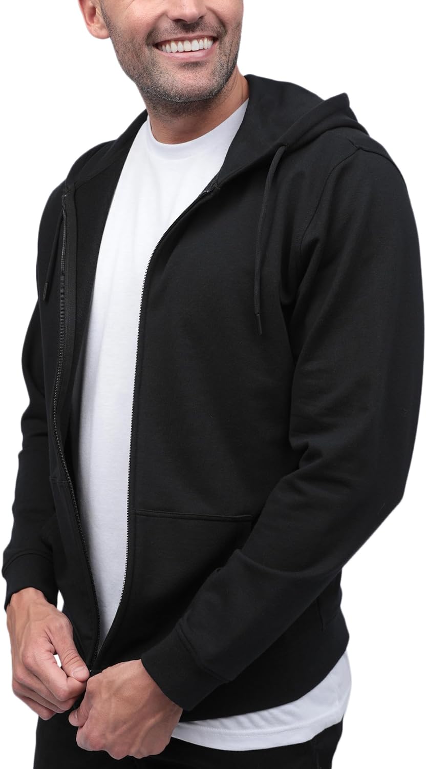 INTO THE AM Premium Zip Up Hoodies for Men - Casual Comfort