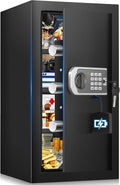 4.3 Cuft Large Home Safe Box - Fireproof Waterproof Document Safe