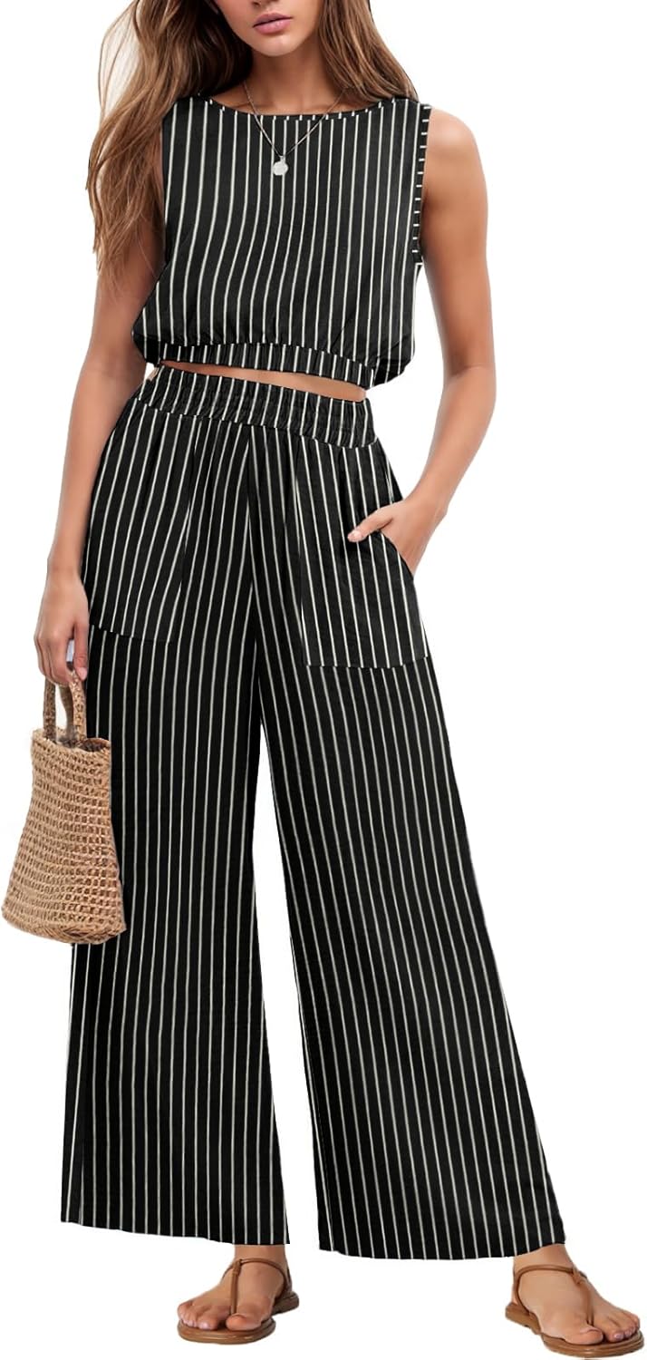 GRECERELLE Two Piece Sets for Women - Stylish Summer Tracksuit