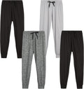 Sweet Hearts Girls Sweatpants 4 Pack - Super Soft Activewear