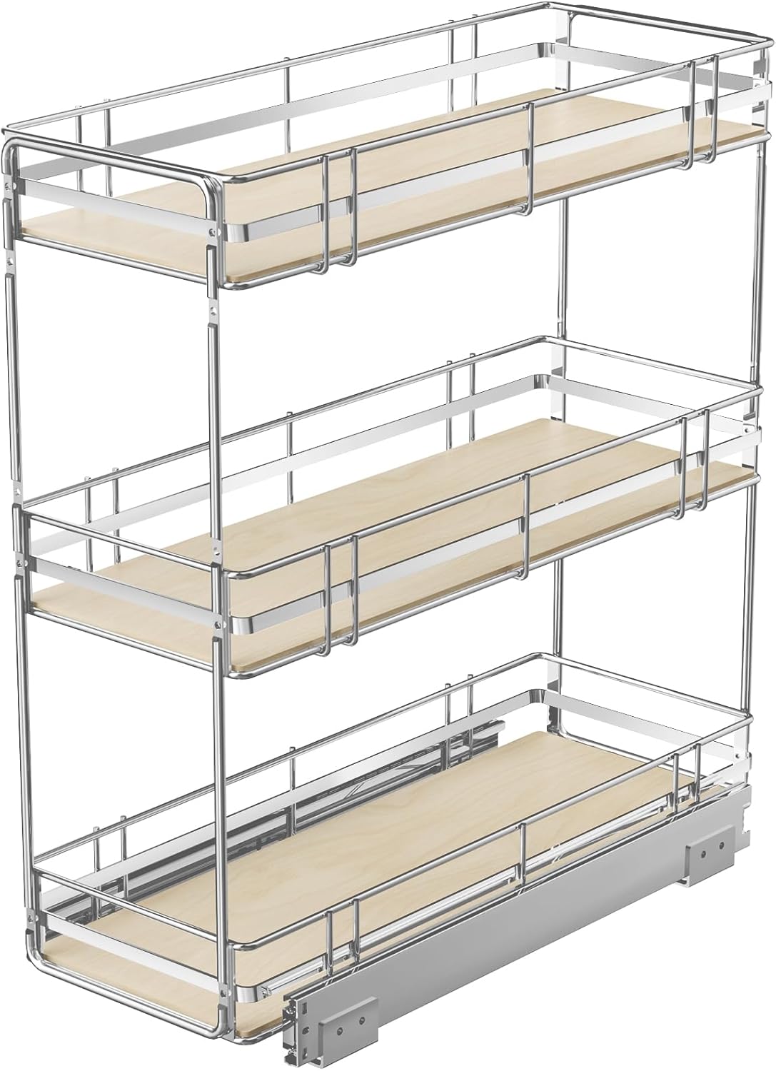 Pull Out Spice Rack Cabinet Organizer for Narrow Spaces