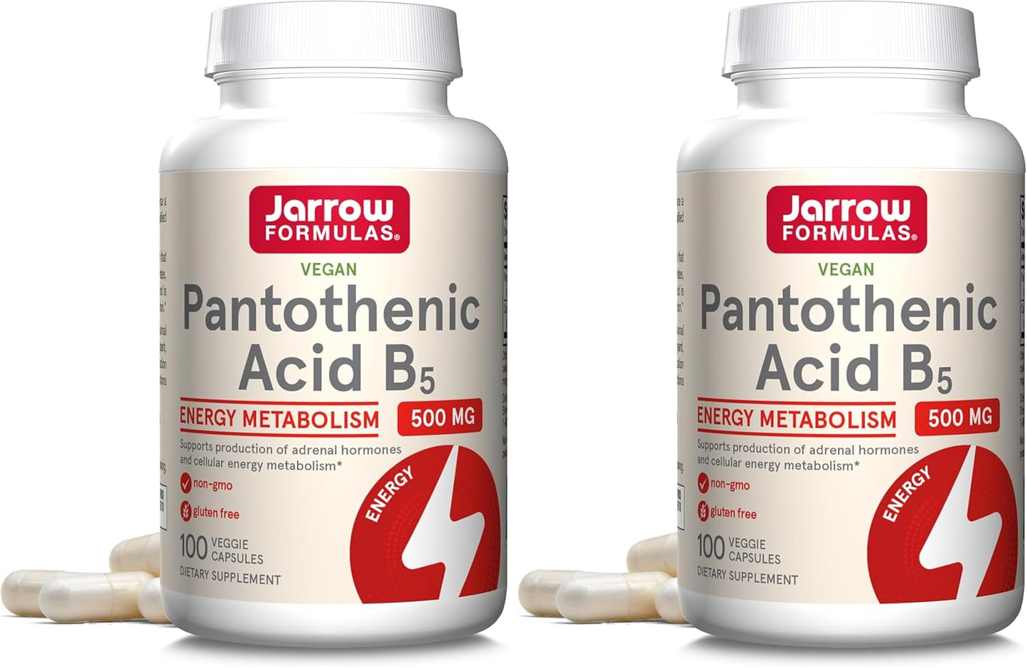 Pantothenic Acid B5 500 mg - Essential B Vitamin for Energy