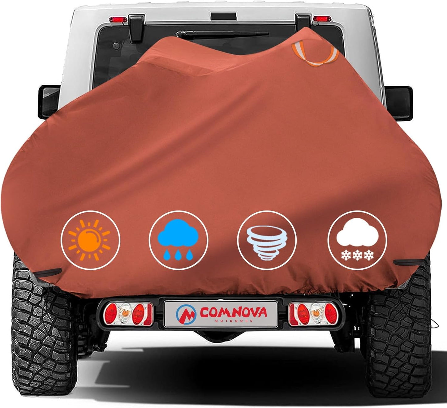 Comnova Bike Cover for 2 Bikes - Heavy Duty Waterproof Protection