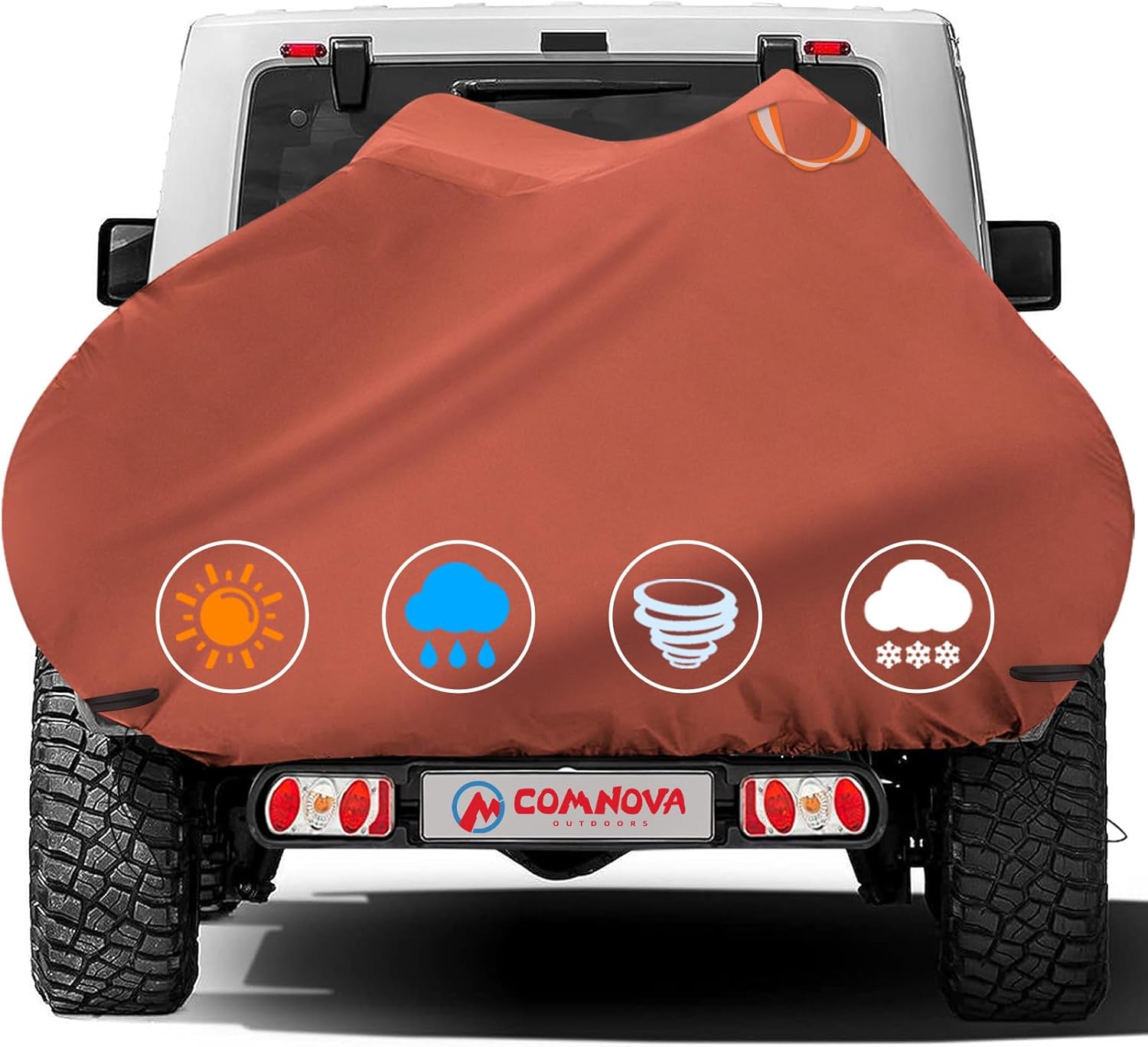 Comnova Bike Cover for 2 Bikes - Heavy Duty Waterproof Protection
