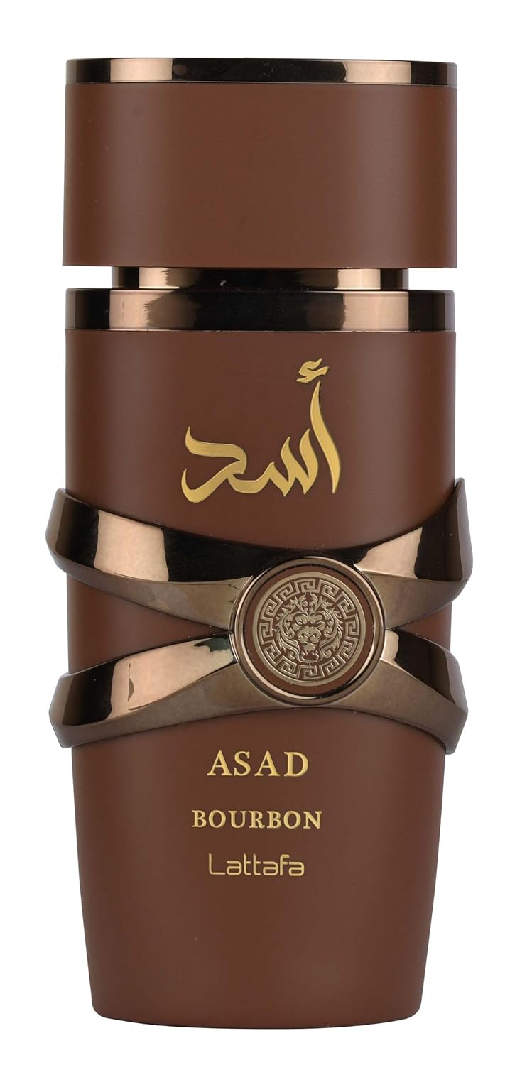 Lattafa Asad Bourbon Unisex Eau de Parfum Spray - 3.4 Ounce
