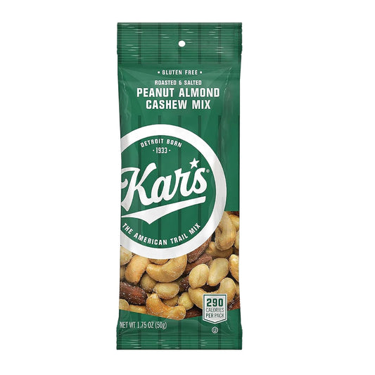 Kars Nuts Peanut Almond Cashew Mixed Nuts - Gluten-Free Snack Packs